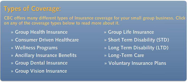 Small Group Types of Coverage